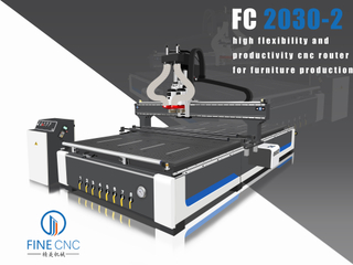 FC2030-2 CNC Router with Press Roller